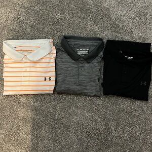 Men’s Under Armour Polos - group of 3
